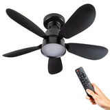 LED Plafondlamp met ventilator 2200 lumen - 25W - Koelwit 4000K - Dimbaar - Afstandsbediening