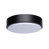 Plafondlamp Ø 23cm - zwart | warmwit 3000K | LED 12W=75W traditioneel licht | 230 V - LEDPLANET.NL