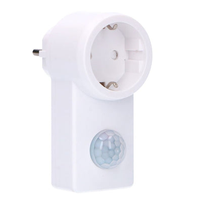 Détecteur de mouvement LED's Light à brancher avec prise électrique - Portée de 10 mètres - Capteur de luminosité inclus