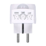 LED's Light plug-in Bewegingssensor met Stopcontact - 10 meter bereik - Incl. daglichtsensor