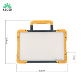 LED Werklamp 6500 lumen - 60W - Koelwit 5000K - 2 Stopcontacten - IP54 Waterdicht - 5m Kabel