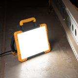 LED Werklamp 6500 lumen - 60W - Koelwit 5000K - 2 Stopcontacten - IP54 Waterdicht - 5m Kabel