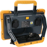 LED Werklamp 6500 lumen - 60W - Koelwit 5000K - 2 Stopcontacten - IP54 Waterdicht - 5m Kabel