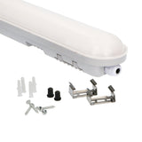 LED vochtbestendig TL armatuur 4640 lumen - 120cm - 29W - koelwit 4000K - IP65 waterdicht - IK08 slagvast - grijs - 230V