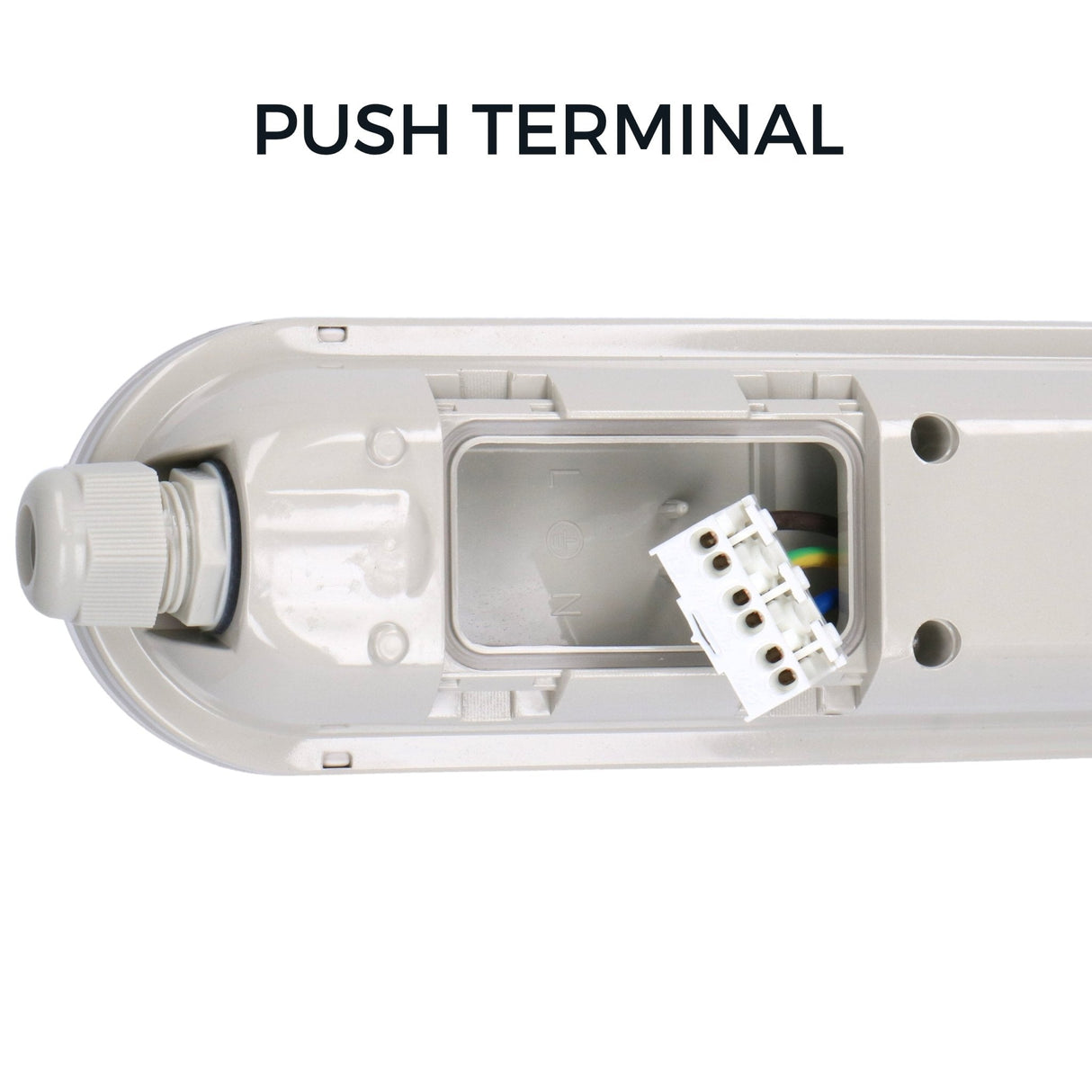 LED vochtbestendig TL armatuur 4640 lumen - 120cm - 29W - koelwit 4000K - IP65 waterdicht - IK08 slagvast - grijs - 230V