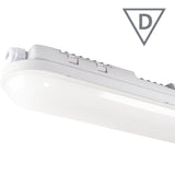 LED vochtbestendig TL armatuur 4640 lumen - 120cm - 29W - koelwit 4000K - IP65 waterdicht - IK08 slagvast - grijs - 230V