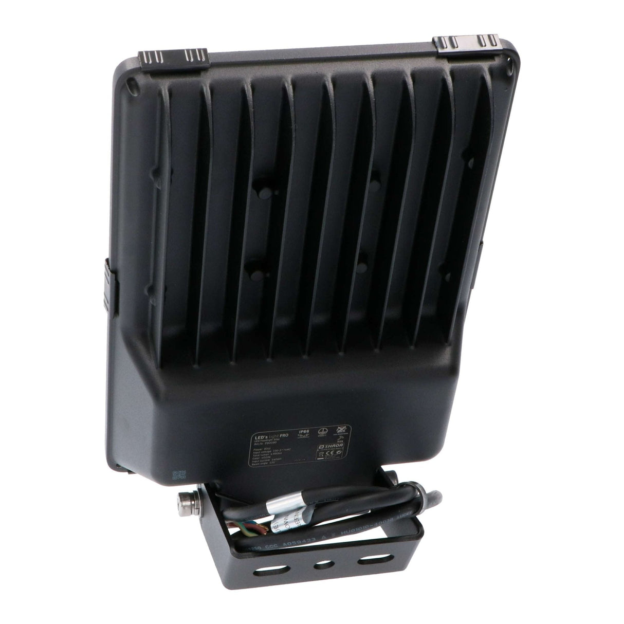 LED Schijnwerper - 4650 Lumen - 30W - Koelwit 4000K - IP66 - Zwart - 230V