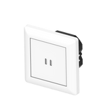 USB-C Wandcontactdoos Inbouw - 2 USB-C Poorten - 65W Snellader - Laptop & Telefoon - Wit