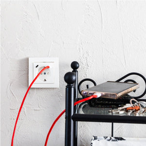 USB-C Wandcontactdoos Inbouw - 2 USB-C Poorten - 25W Snellader - 16A Stopcontact - Wit