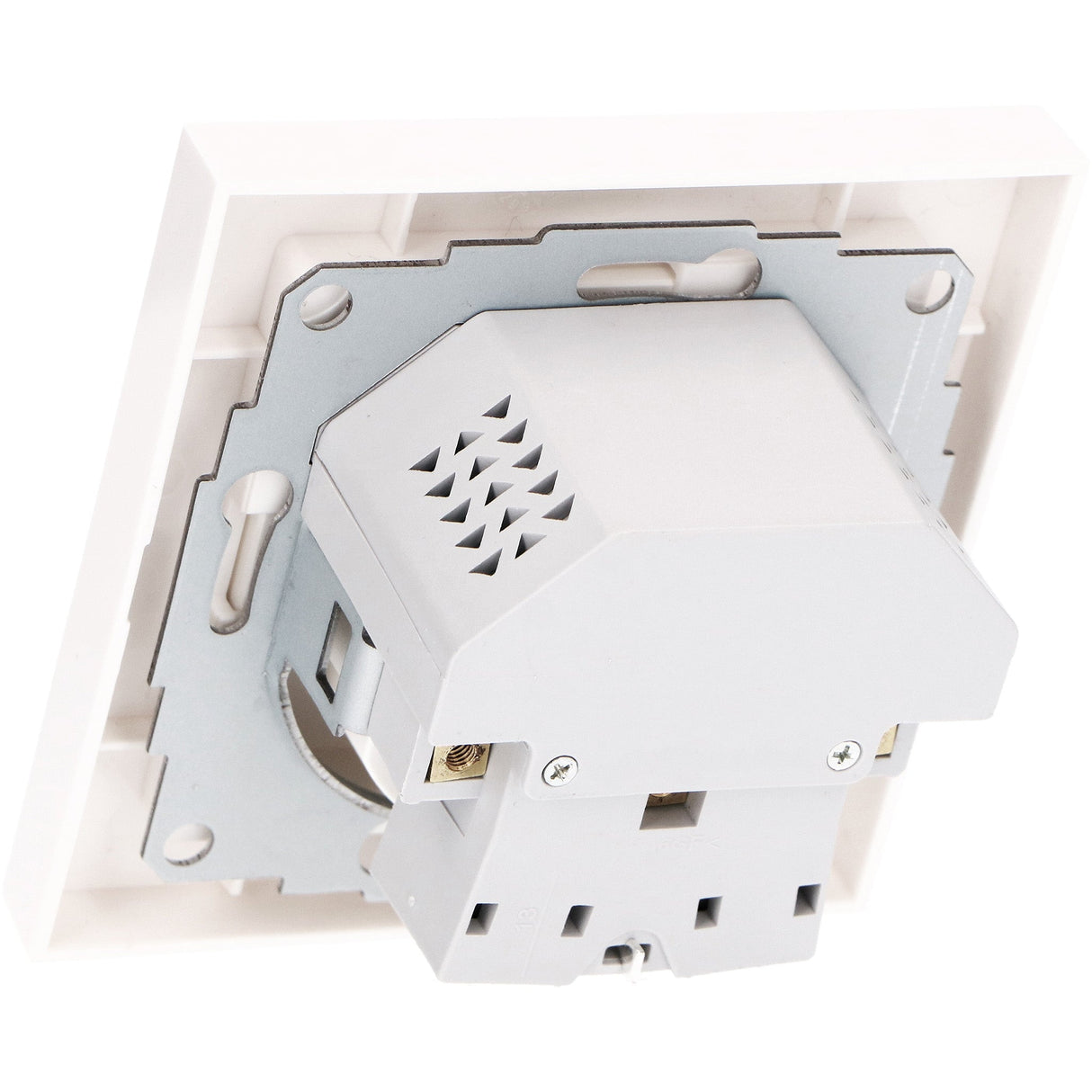 Prise murale ProCharge avec 2 chargeurs rapides USB - Universelle - Blanche - RAL9010