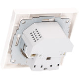 Prise murale ProCharge avec 2 chargeurs rapides USB - Universelle - Blanche - RAL9010