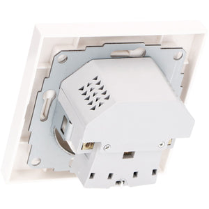 Prise murale ProCharge avec 2 chargeurs rapides USB - Universelle - Blanche - RAL9010