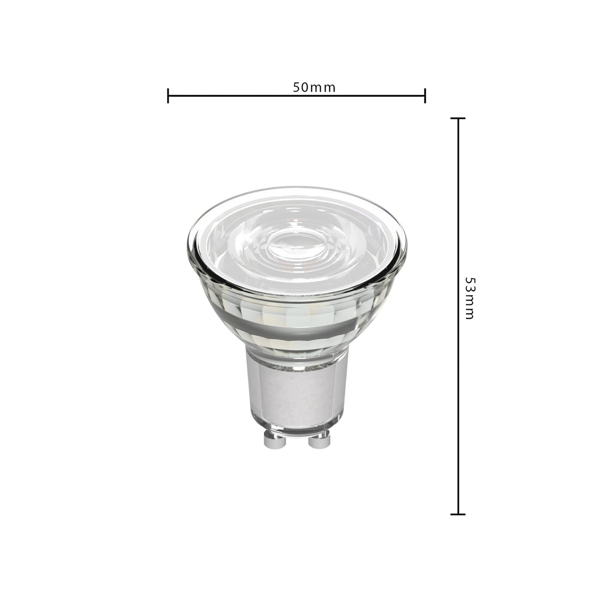 LED Spot - GU10 - Warmwit 2700K - 36° - LED 4W=50W halogeenlicht - 230V