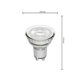 LED Spot - GU10 - Warmwit 2700K - 36° - LED 4W=50W halogeenlicht - 230V