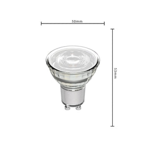 Spot LED - GU10 - Blanc chaud 2700K - 36° - LED 4W=50W lumière halogène - 230V