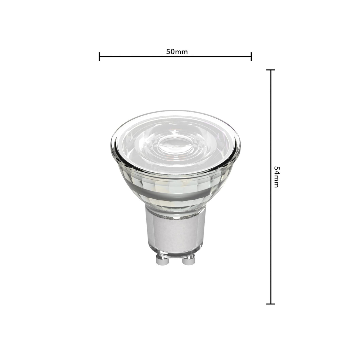 Spot LED GU10 à intensité variable 610 lumens - 5.7W - 2700K - 36° - MR16