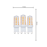 G9 LED Capsule 3 stuks - Warmwit 2700K - 3,5W - 300 Lumen - Dimbaar