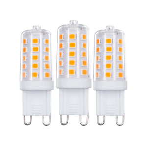 Capsules LED G9 3 pièces - Blanc chaud 2700K - 3,5W - 300 lumens - Variable