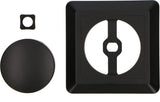 LED Dimmer Universeel Zwart - 3-250W - Fase Aansnijding en Afsnijding - Compleet met Afdekraam