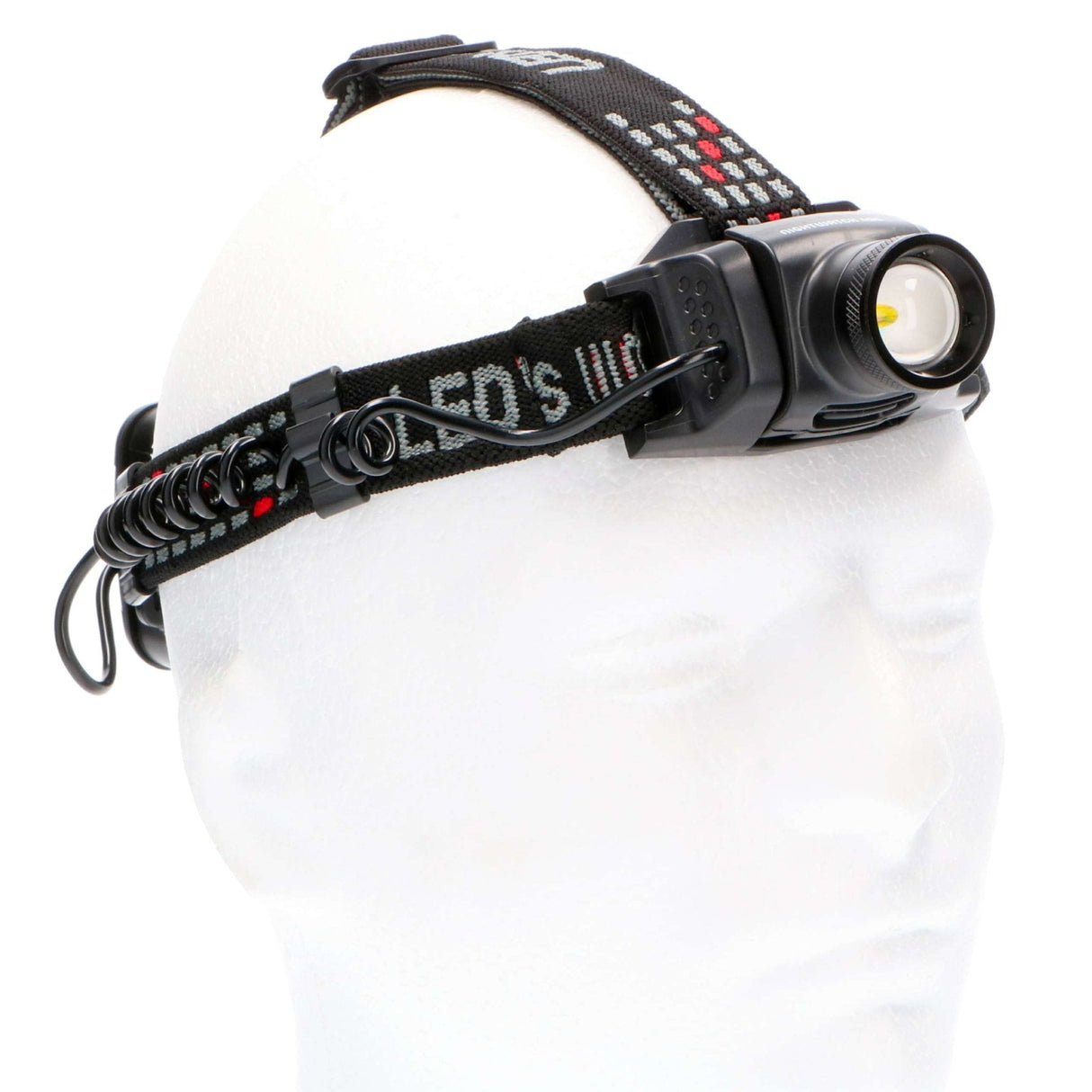 LED hoofdlamp koelwit 5000K dimbaar - 400 lumen - IP44 waterdicht - zoomfunctie