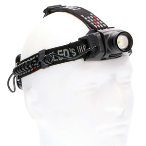 LED hoofdlamp koelwit 5000K dimbaar - 400 lumen - IP44 waterdicht - zoomfunctie