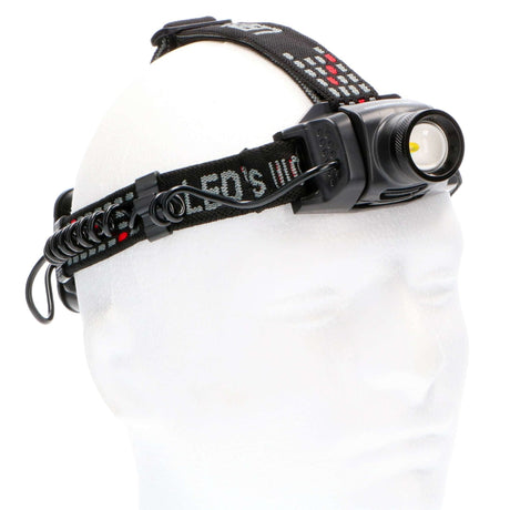LED hoofdlamp koelwit 5000K dimbaar - 400 lumen - IP44 waterdicht - zoomfunctie