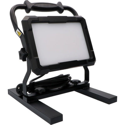 Projecteur de chantier LED professionnel 100W – Testé pour les conditions difficiles – Câble de 5 mètres – 9000 lumens – IP65
