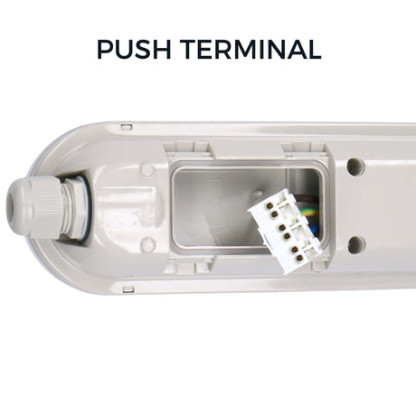 Luminaire LED professionnel pour tube fluorescent 150cm – adapté à l'intérieur et à l'extérieur – 3960 lumen – IP65 étanche
