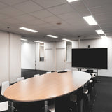 Panneau LED LED's Light 30 x 120 cm - Rectangulaire - Blanc froid (4000K) - 4000 lumens - 40W