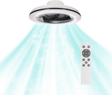 LED plafondventilator 3D Air 3100 lumen - 30W - warmwit 2000K / koelwit 4000K - afstandsbediening - 51cm - zwart/wit