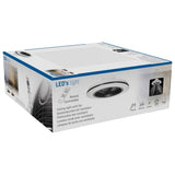 LED plafondventilator 3D Air 3100 lumen - 30W - warmwit 2000K / koelwit 4000K - afstandsbediening - 51cm - zwart/wit