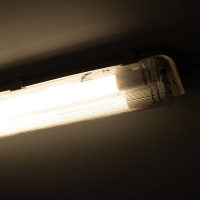 Proventa dubbele LED TL verlichting 60 cm – Incl. 2 LED TL buizen – IP65 waterdicht – 2160 lumen