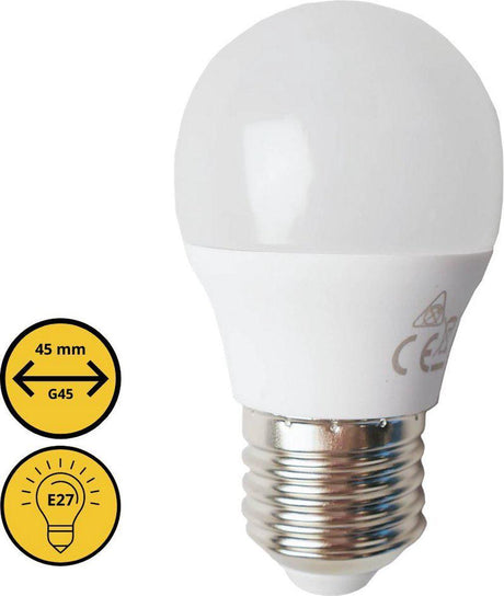 Ampoule LED Proventa avec grand culot E27 - diamètre de 45 mm - ampoule poire G45
