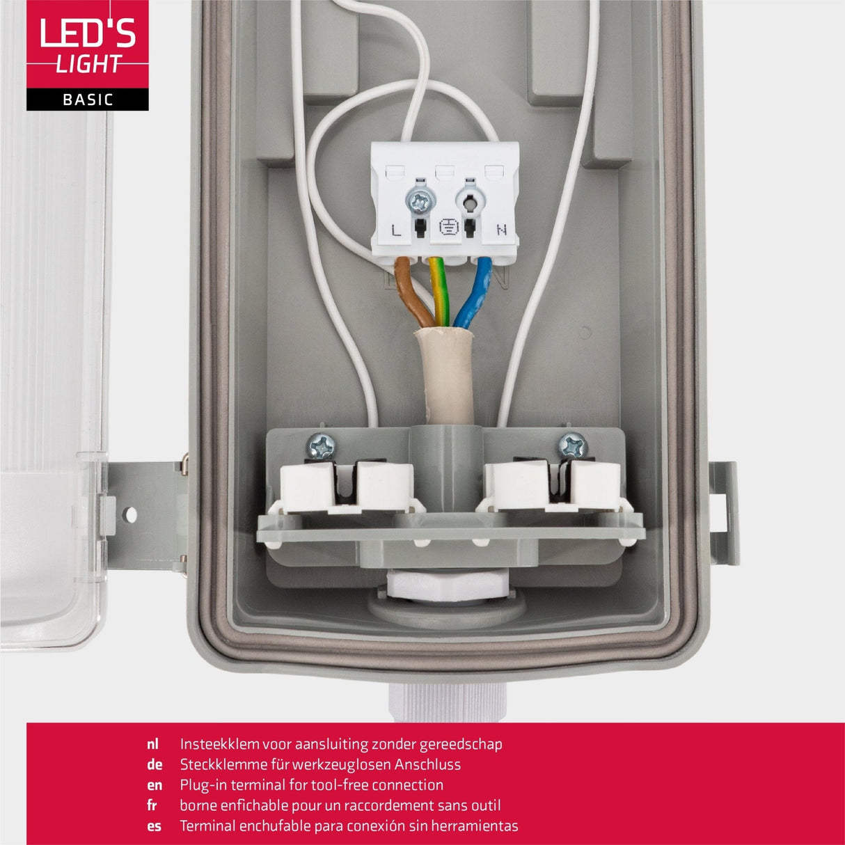 LED Vochtbestendig armatuur 4320 lumen - 36W - Daglichtwit 6500K - IP65 - Dubbel - 120cm - 8 stuks