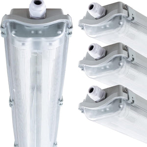 LED Vochtbestendig TL armatuur 150cm - 4320 lumen - 36W - Daglichtwit 6500K - IP65 - IK06 - 4 stuks