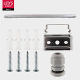 Proventa LED TL dubbel armatuur met 2 buizen 150 cm - Koud wit licht 6500 K - Waterdicht - Complete set