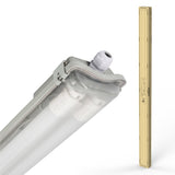 Proventa LED TL dubbel armatuur met 2 buizen 150 cm - Koud wit licht 6500 K - Waterdicht - Complete set
