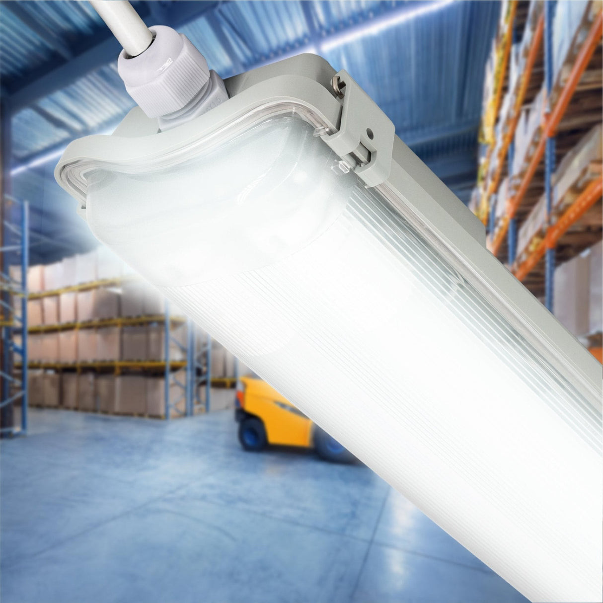 LED Vochtbestendig armatuur - 3600 lm - 35W - Koelwit 4000K - 120° - IP65 - IK06 - 120cm - 230V