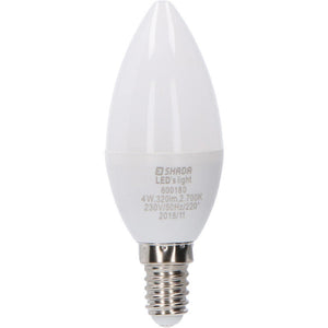 Ampoule bougie LED longue durée Proventa avec petit culot E14 - Modèle givré - _ 35 mm