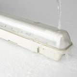 LED TL Armatuur 1125 lumen - 7,5W - Koelwit 4000K - 60cm - IP65 Waterdicht - IK08 - Met Bewegingssensor en Daglichtsensor