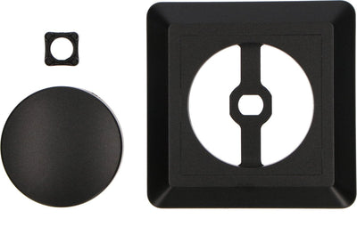 LED Dimmer Universeel Zwart - 3-225W - Fase Afsnijding - Compleet met Afdekraam