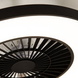 LED plafondventilator premium 4300 lumen - 37W - instelbaar 2000K-4000K - afstandsbediening - Lumileds - 60cm - zwart/wit