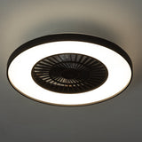 LED plafondventilator premium 4300 lumen - 37W - instelbaar 2000K-4000K - afstandsbediening - Lumileds - 60cm - zwart/wit