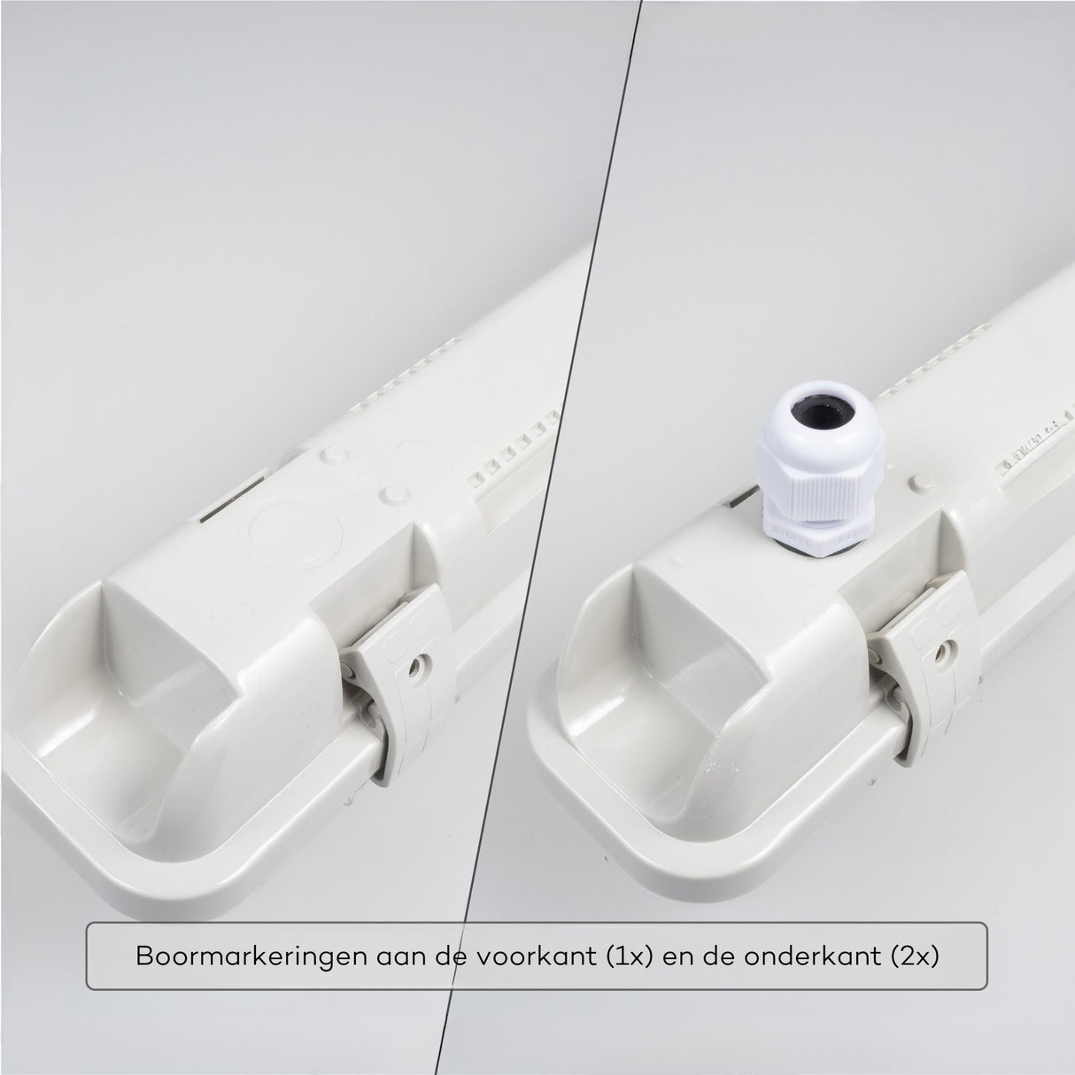 LED TL Armatuur 2160 lumen - 120cm - 18W - Daglichtwit 6500K - IP65 Waterdicht - Enkel - Compleet met Buis