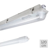 LED TL Armatuur 2160 lumen - 120cm - 18W - Daglichtwit 6500K - IP65 Waterdicht - Enkel - Compleet met Buis