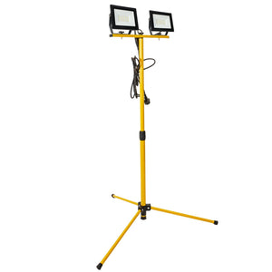 LED Werklamp Statief 6370 lumen - 60W - Koelwit 4000K - IP54 - Verstelbaar 120cm