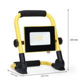 LED's Work Bouwlamp 700 - Inklapbaar & Draaibaar - Stof- en waterbestendig - 10W