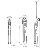 LED's Work Oplaadbare Looplamp 500 - Inspectielamp - Inklapbaar & Draadloos - Met magneet en haak