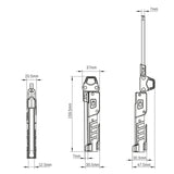 Lampe d'inspection rechargeable LED's Work 300 - Lampe d'inspection - Rabattable et sans fil - Avec aimant et crochet