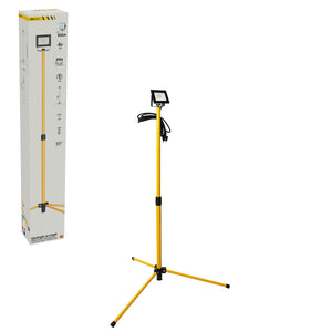 LED Werklamp Statief - 850 Lumen - 10W - Koelwit 4000K - IP54 - Verstelbaar tot 120cm